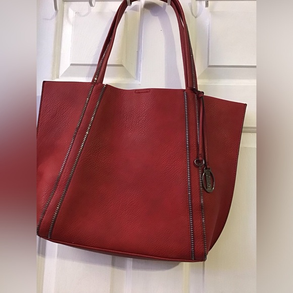 Calvin Klein Cherry Red Tote - Picture 2 of 7